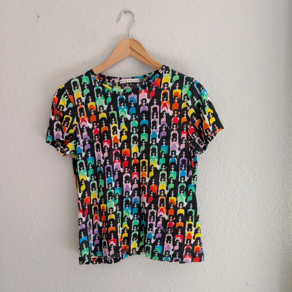 Alice and Olivia Rylyn tee small